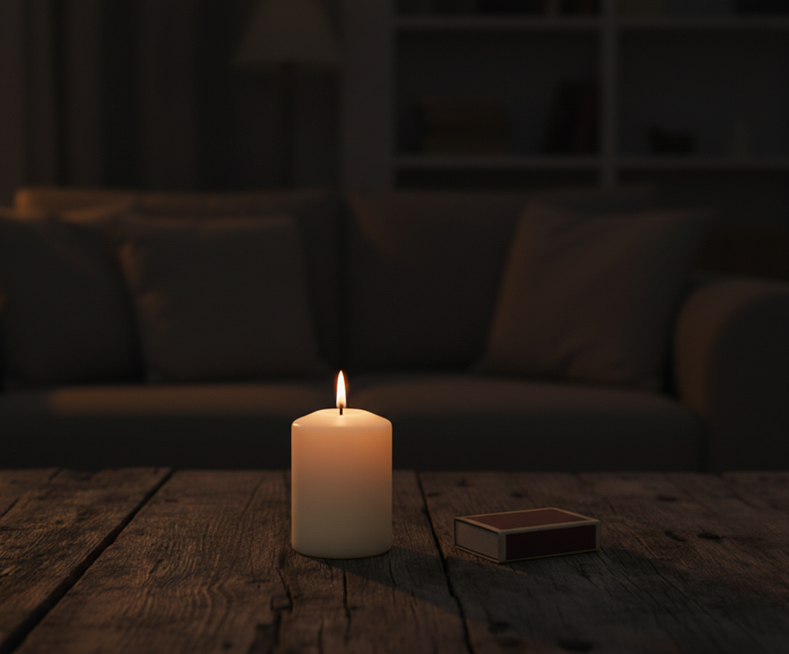 Bougies et allumettes