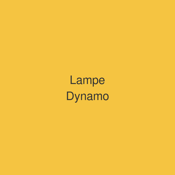 Lampe dynamo à manivelle